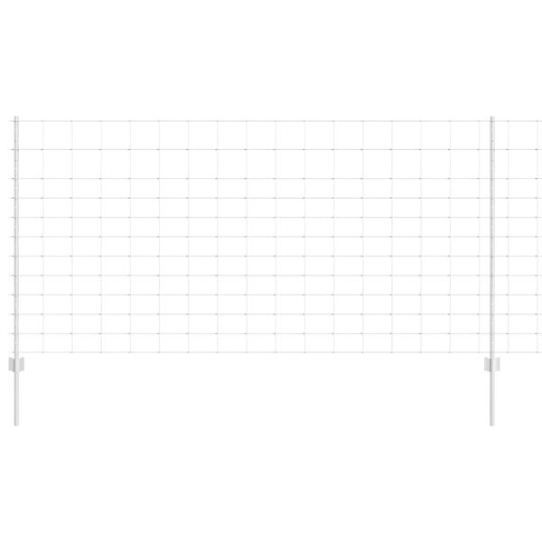 vidaXL Gard cu St&acirc;lp Argintiu 1,2 x 50 m Oțel