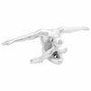 vidaXL Sculptură Argintiu 63 x 20 x 22 cm Aluminiu