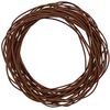 vidaXL Cord din Piele Maro deschis &Oslash;1 mm x 5 m Piele