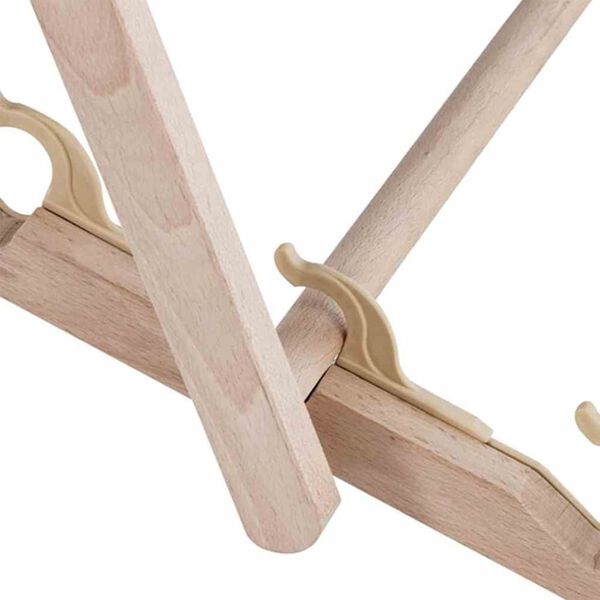 Madison Scaun de plajă din lemn "Cala", verde, 55x90x87 cm