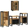 vidaXL Set de mobilier pentru baie 4 buc. Maro 55 x 35 x 60 cm