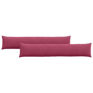 vidaXL Perne pentru canapea 2 pcs Roșu Vin 200 x 40 cm