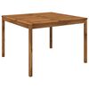 vidaXL Masă de cină pentru grădină natural 110 x 108,5 x 75 cm