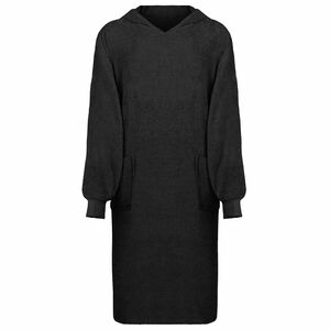 vidaXL Hanorac pătură KINN Negru XL Bumbac