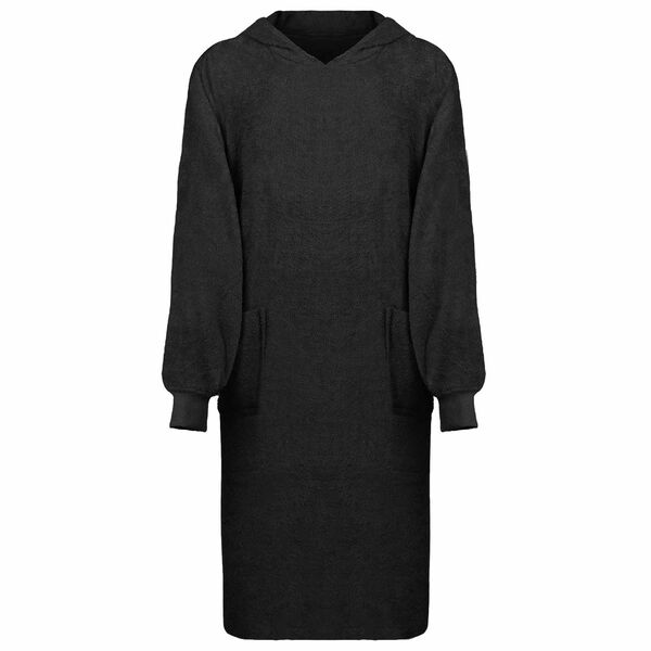 vidaXL Hanorac pătură KINN Negru XL Bumbac