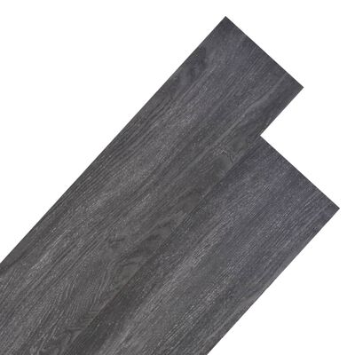 vidaXL Plăci de pardoseală, negru și alb, 5,26 m², 2 mm, PVC