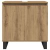vidaXL Dulap de baie, stejar artizanal, 58x33x60 cm, lemn prelucrat