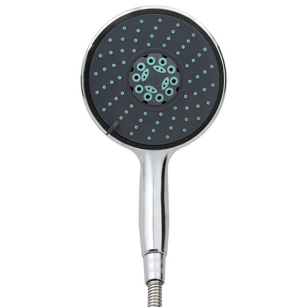 vidaXL Cap duș de m&acirc;nă multifuncțional cu furtun de 1,5 m, crom