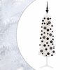 vidaXL Brad de Crăciun artificial &icirc;ngust cu globuri 150 cm 150 LED-uri