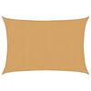 vidaXL P&acirc;nză parasolar, nisipiu dreptunghiular 2x3 m, HDPE, 160 g/m&sup2;