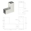 vidaXL Conectori de grindă, formă L, 4 buc, 71x71 mm, metal galvanizat