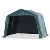vidaXL Cort de animale detașabil verde &icirc;nchis 3,3x3,2m PVC 550g/m&sup2;