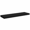 vidaXL Raft de perete suspendat, negru, 80x23,5x3,8 cm, MDF