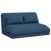 vidaXL Scaun de podea albastru 110 x 82 x 55 cm țesătură