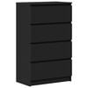 vidaXL dulap, negru, 60x35x98,5 cm, lemn compozit