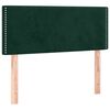 vidaXL Pat box spring cu saltea, verde &icirc;nchis, 120x190 cm, catifea