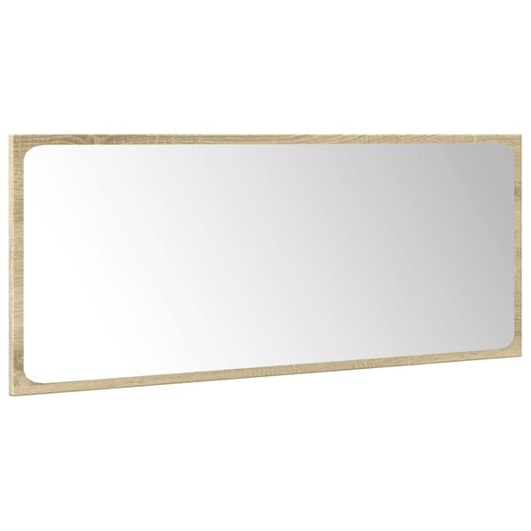 vidaXL Set mobilier de baie, 3 piese, stejar sonoma, lemn prelucrat