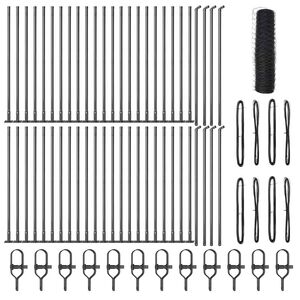 vidaXL St&acirc;lp de gard. Gri