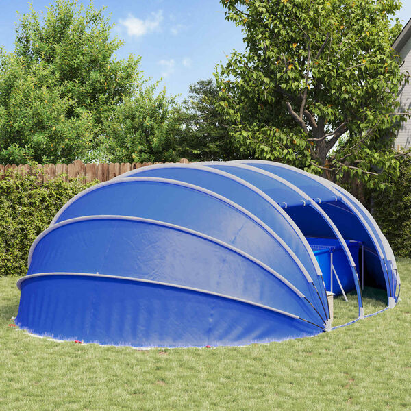 vidaXL Cort pentru piscină Verde 538 x 440 x 204 cm