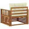 vidaXL Set de canapele de exterior Lemn de acacia solid și poliester