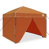 vidaXL Cort Canopy Pop-up Portocaliu 250 x 250 cm țesătură