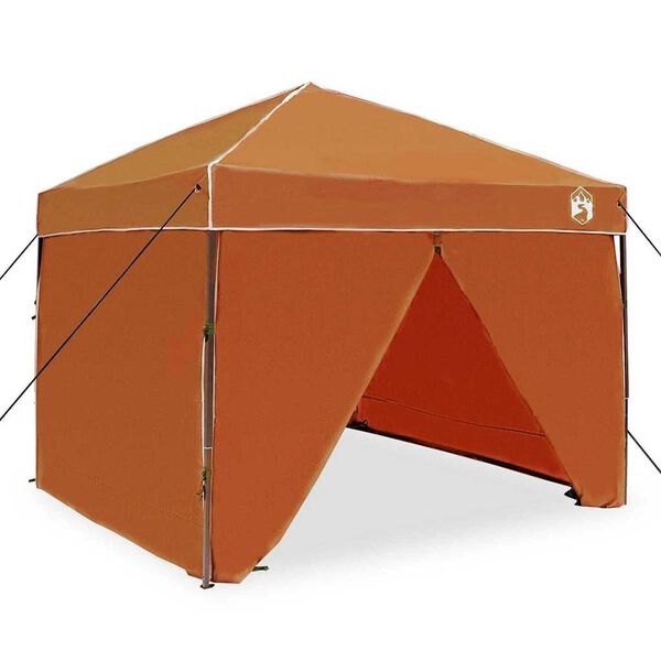 vidaXL Cort Canopy Pop-up Portocaliu 250 x 250 cm țesătură