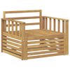 vidaXL Canapea de exterior Lemn Solid de Acacia Alb