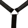 vidaXL Șa Western, căpăstru & pieptar, piele naturală, 16", negru