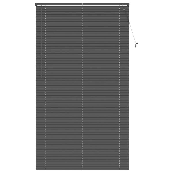 vidaXL Jaluzea venetiană Manual Gri argintie 213 x 110 cm PVC