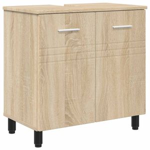 vidaXL Unitate Vanity pentru Baie Stejar Sonoma 60 x 35 x 60 cm