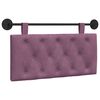 vidaXL Cap de pat suspendat Pe perete Violet 100 x 55 x 7 cm Catifea