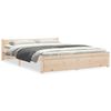 vidaXL Cadru de pat King Size, 150x200 cm, lemn masiv