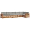 vidaXL Set de canapele de exterior 6 buc. Gri natural și deschis