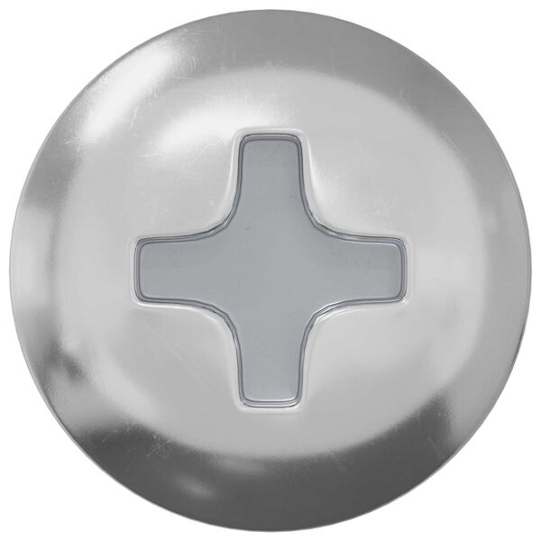 vidaXL Șuruburi din Lemn 2 pcs Argintiu M4 x 20 mm Oțel