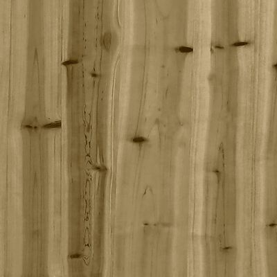 vidaXL Masă de plantare cu poliță 82,5x35x75 cm lemn impregnat de pin