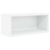 vidaXL Raft pentru depozitarea CD-urilor Alb 40 x 17 x 17 cm