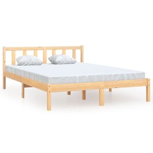 vidaXL Cadru de pat, 140x200 cm, lemn masiv de pin
