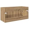 vidaXL Dulap de chiuvetă cu depozitare Stejar Artizanal Lemn compozit