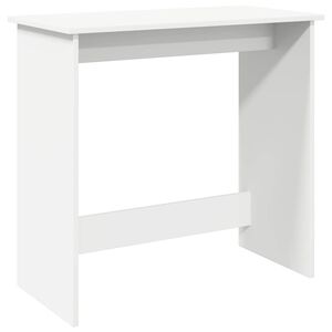 vidaXL Birou, alb, 80 x 40 x 75 cm, PAL