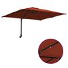 vidaXL Parasol de Grădină Terracota 248,5 x 247,5 x 160 cm