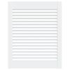 vidaXL Ușă de dulap design lambriu, alb, 61,5x49,4 cm, lemn masiv pin