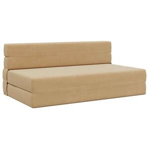 vidaXL Canapea Pat Pliabilă Verde gri 152 x 86,5 x 60 cm Țesătură