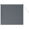 vidaXL Jaluzele venetiene Manual Gri &icirc;nchis 130 x 145 cm Aluminiu