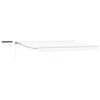 vidaXL Cort electric retractabil Alb 5 &times; 3,5 m