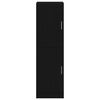 vidaXL Dulap de bucătărie, negru, 38x41,5x131,5 cm, lemn prelucrat