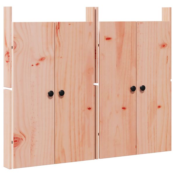 vidaXL Ușă de bucătărie MEPPEL 2 pcs Maro 50 x 9 x 82 cm