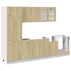 vidaXL Set dulap de bucătărie &ldquo;Lyon&rdquo;, 8 piese, stejar sonoma