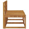 vidaXL 2 Bucată Canapea Medie pentru Exterior Lemn Solid de Acacia