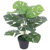 vidaXL Plantă artificială Monstera cu ghiveci, 45 cm, verde