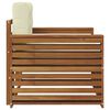 vidaXL Set de canapele de exterior Lemn de acacia solid și poliester